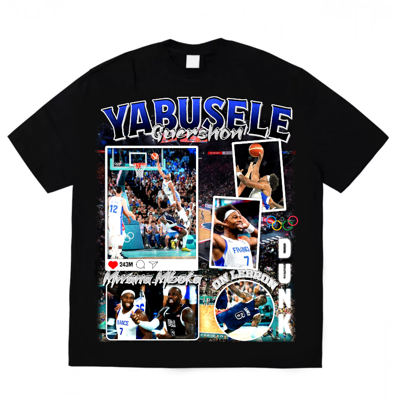 T-SHIRT YABUSELE DUNK ON LEBRON
